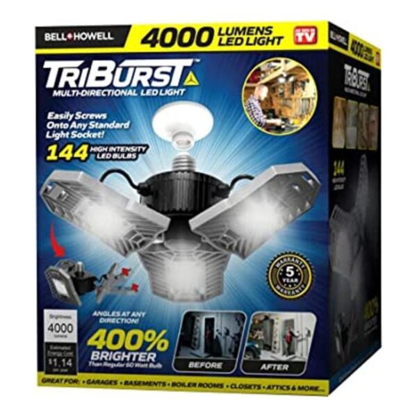 TRIBURST by BellHowell Luz LED de garaje de alta_1