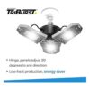TRIBURST by BellHowell Luz LED de garaje de alta_3