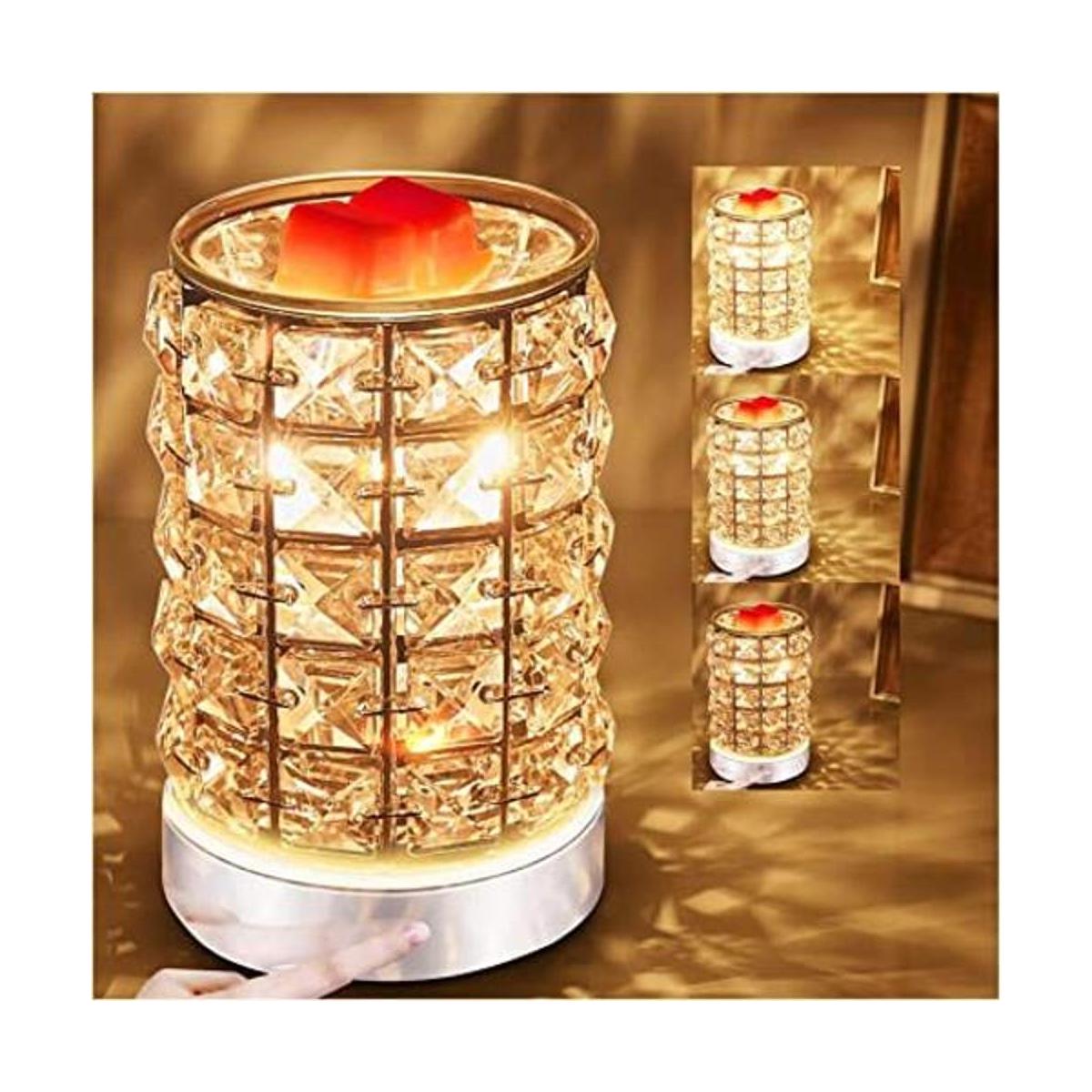 HEKALU Crystal Touch Calentador eléctrico de cera