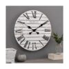 FirsTime Co. Shiplap Reloj de pared de granja hecho_1