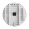 FirsTime Co. Shiplap Reloj de pared de granja hecho_5