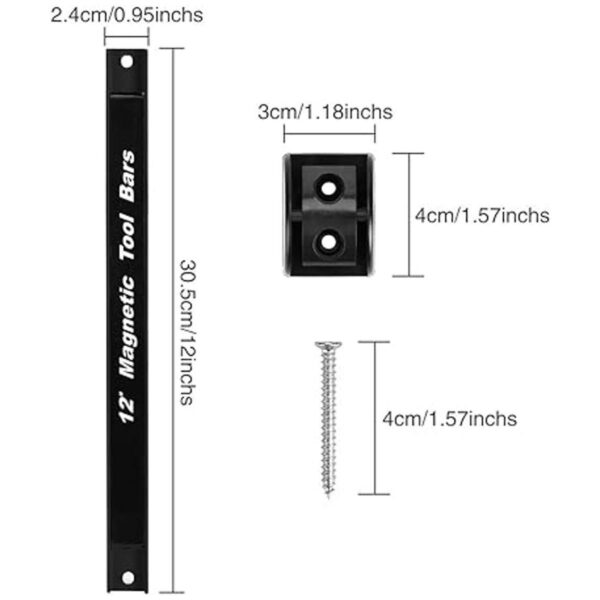 Soporte magnético para herramientas de 12 pulgadas
