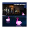 Rukars 4 luces solares flotantes de flamenco luces_2