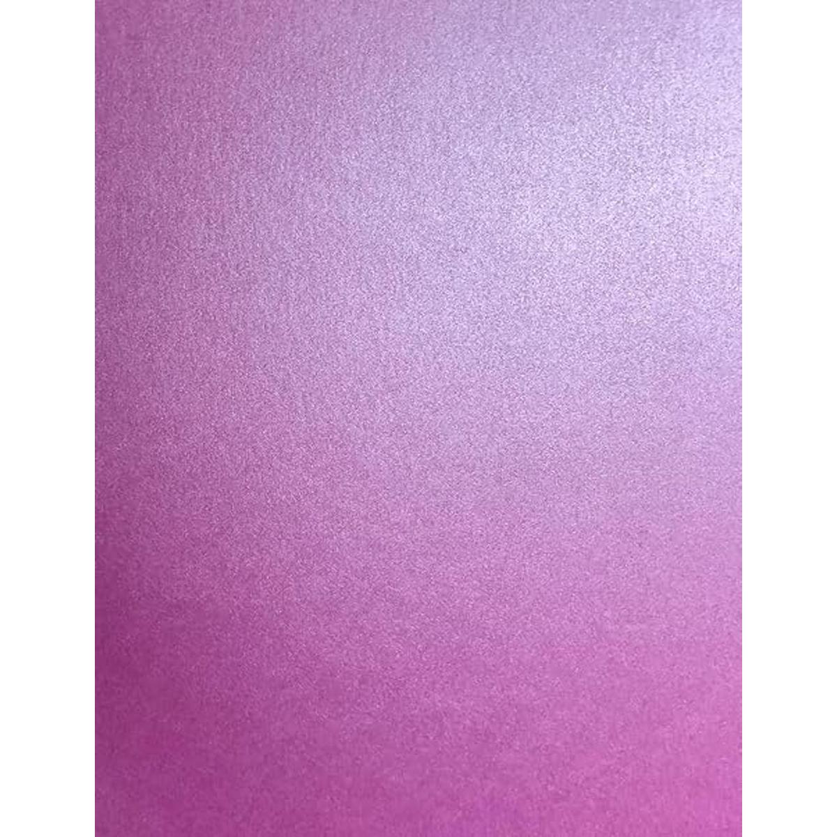 Papel de cartulina metálico punch morado Stardream 8.5 x