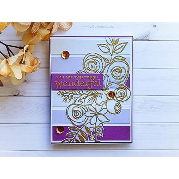Papel de cartulina metálico punch morado Stardream 8.5 x_3