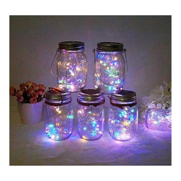 LoveNite Juego de 10 luces solares para colgar 30 luces_2