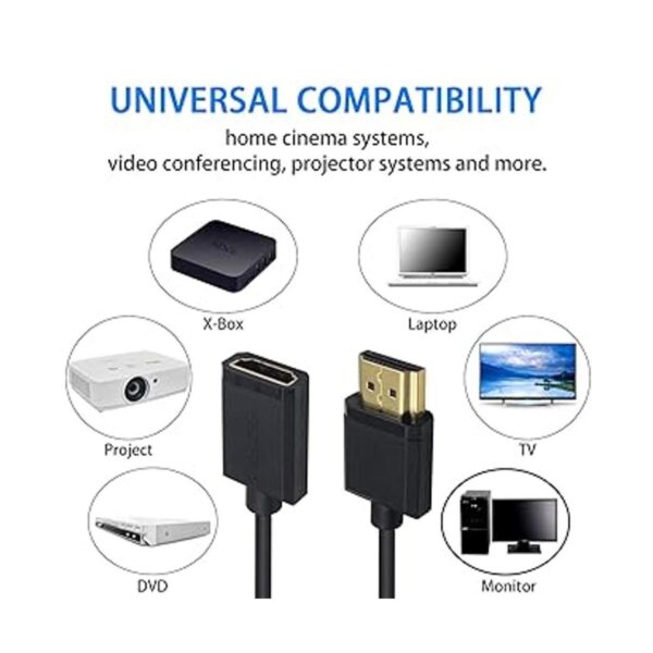 Duttek Cable extensor HDMI cable HDMI de 4 K cable HDMI_3