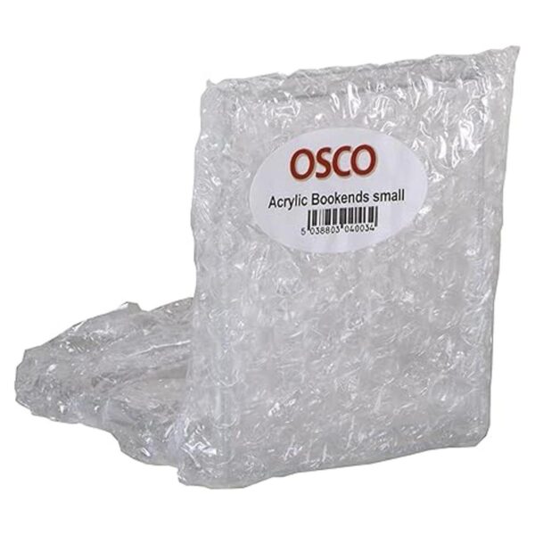 OSCO Sujetalibros de acrílico transparente ABE2