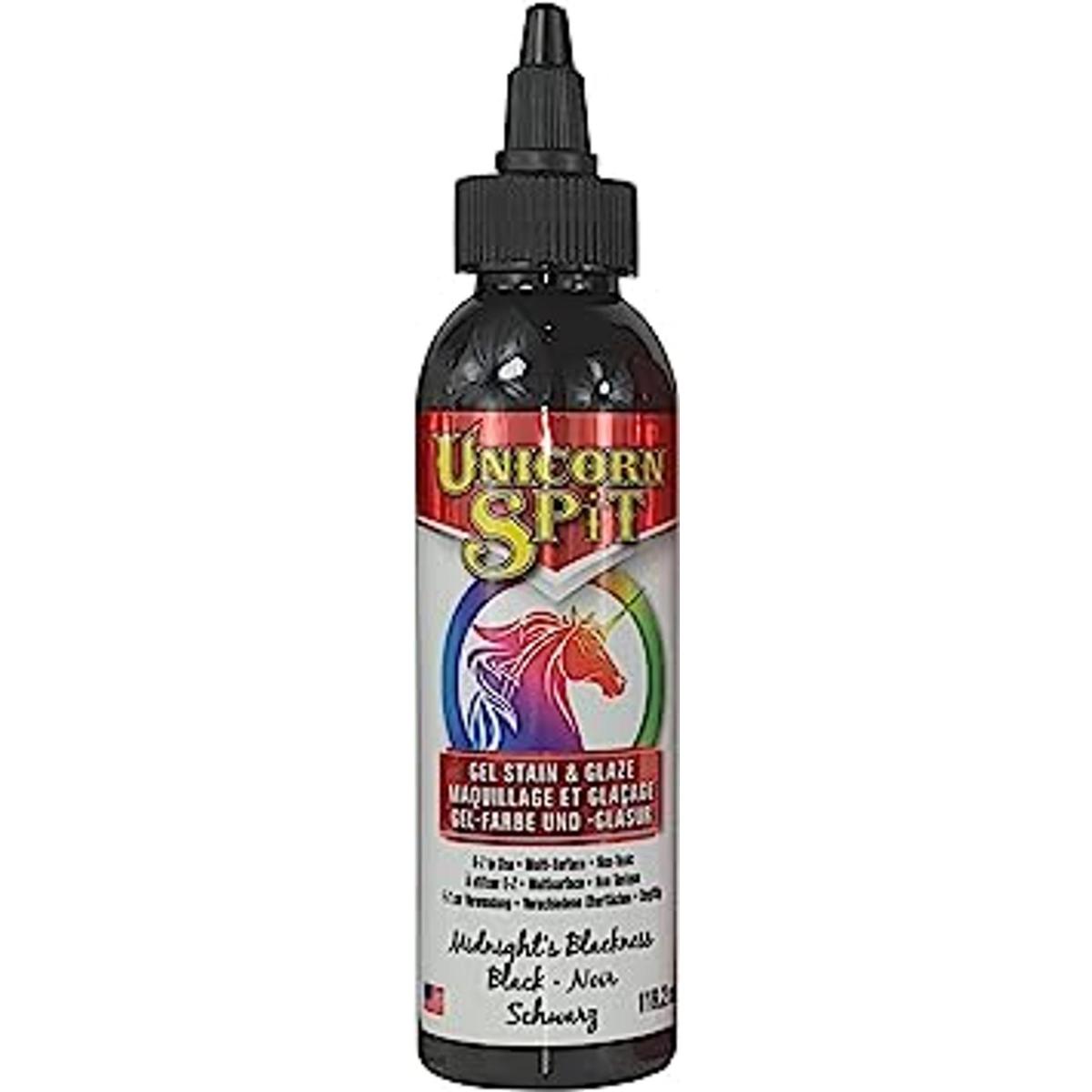 Unicorn SPiT 5770010 Gel Stain and Glaze Blackness