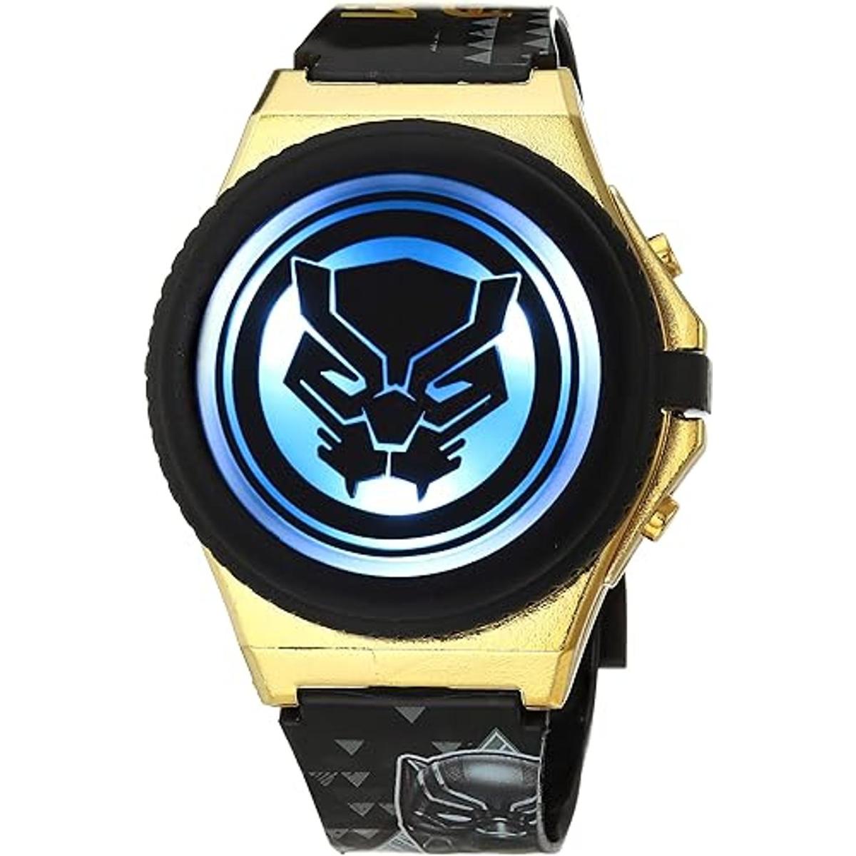 Marvel Avengers Black Panther Reloj digital intermitente