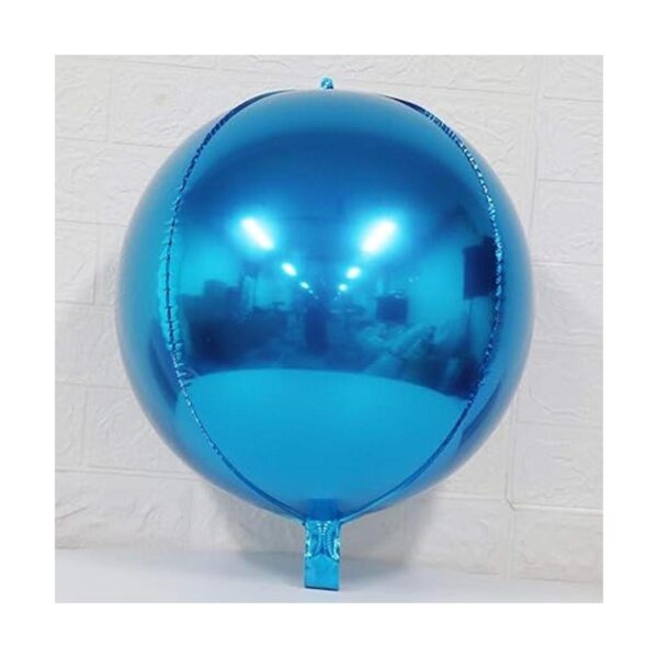 Kit de guirnalda de arco de globos de color azul metálico_6