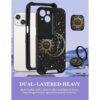 Goocrux Funda para iPhone 13 2 en 1 para mujeres y_5