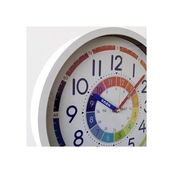 Reloj de pared silencioso de 12 pulgadas para el tiempo de
