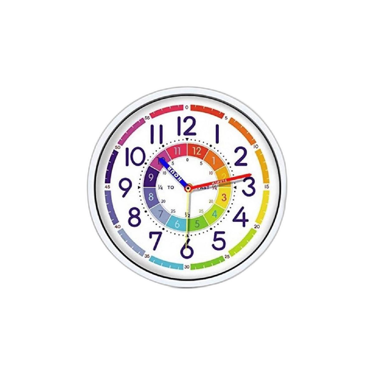 Reloj de pared silencioso de 12 pulgadas para el tiempo de