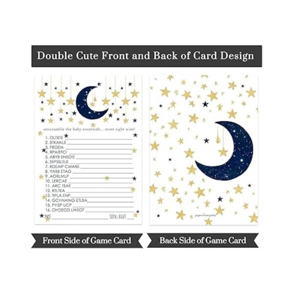 Twinkle Little Star Baby Shower Games Juego de 25_4