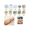 7800 cuentas de arcilla para hacer pulseras 24 colores