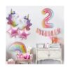Decoraciones de unicornio para cumpleaños de niñas_4