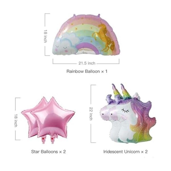 Decoraciones de unicornio para cumpleaños de niñas_2