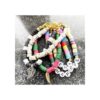 7800 cuentas de arcilla para hacer pulseras 24 colores