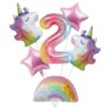 Decoraciones de unicornio para cumpleaños de niñas_1