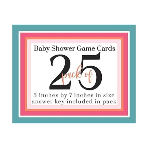 Twinkle Little Star Baby Shower Games Juego de 25_3
