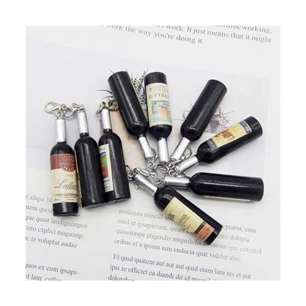 Paquete de 20 botellas de vino de resina de estilo vintage_4