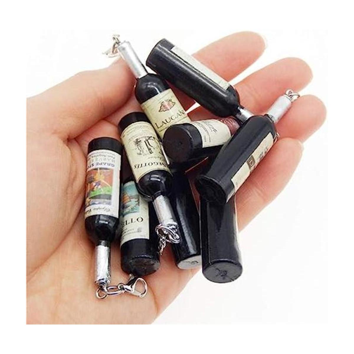 Paquete de 20 botellas de vino de resina de estilo vintage