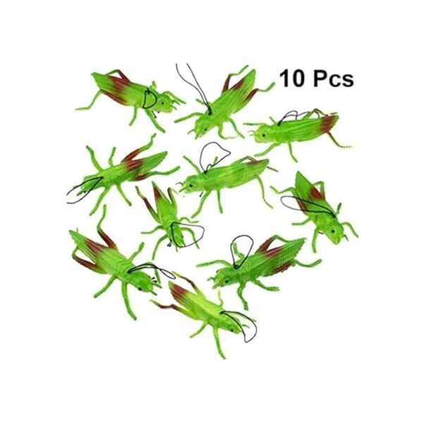 Toyvian 10 piezas de plástico saltamontes figuras de_6