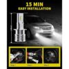 Antline Bombilla LED H3 H3LL súper brillante de 6000 K_4