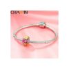 Abalorio de cristal de Murano auténtico de plata de ley_3