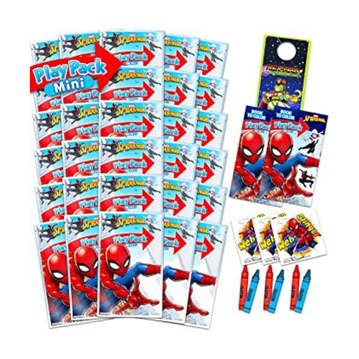 Juego de actividades de Spiderman a granel paquete de 30