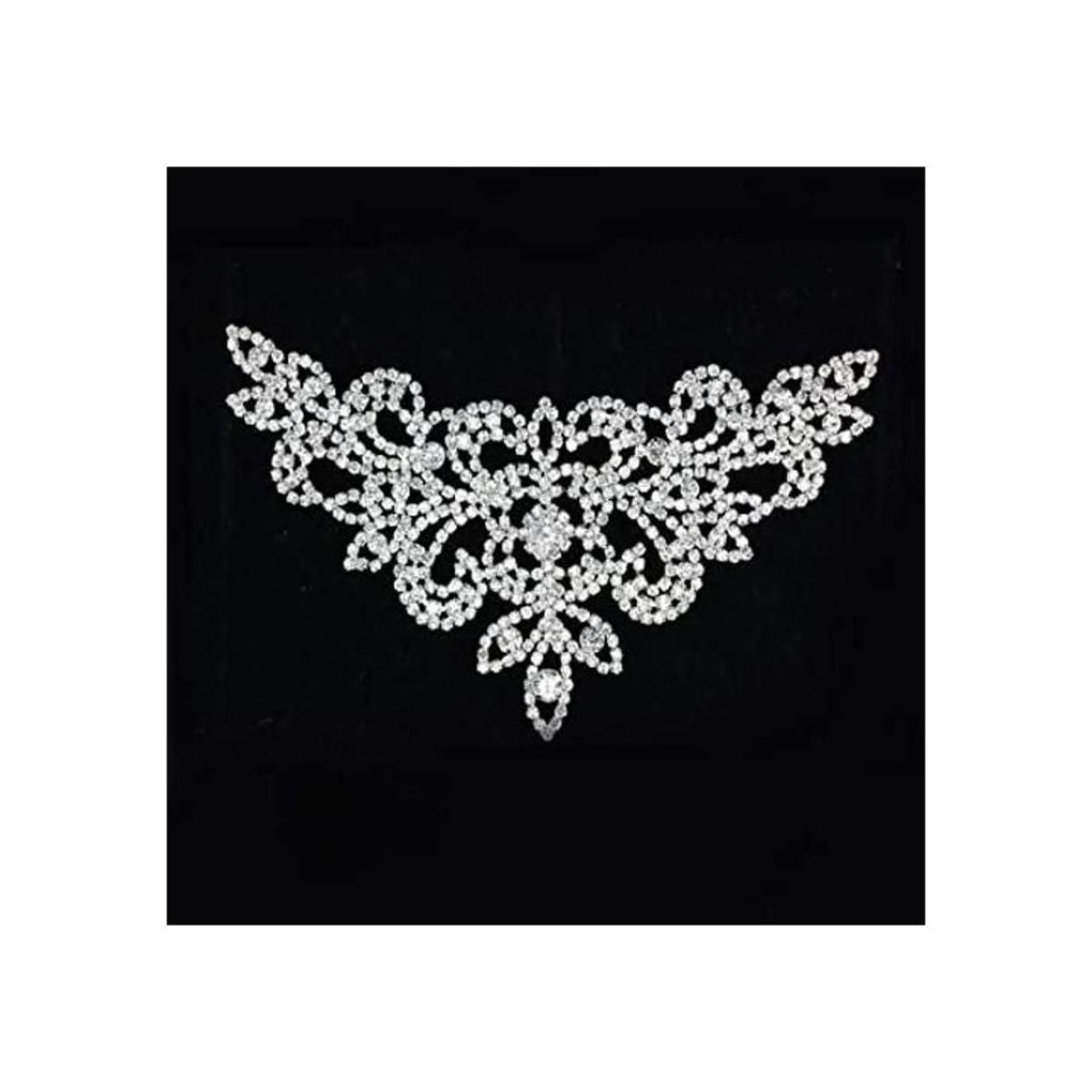 Jerler Apliques de diamantes de imitación de cristal para