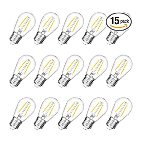 VISTERLITE Bombillas LED de repuesto irrompibles S14 2 W_1