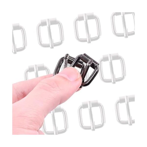 Swpeet 60 hebillas de metal multiusos de 12 pulgada