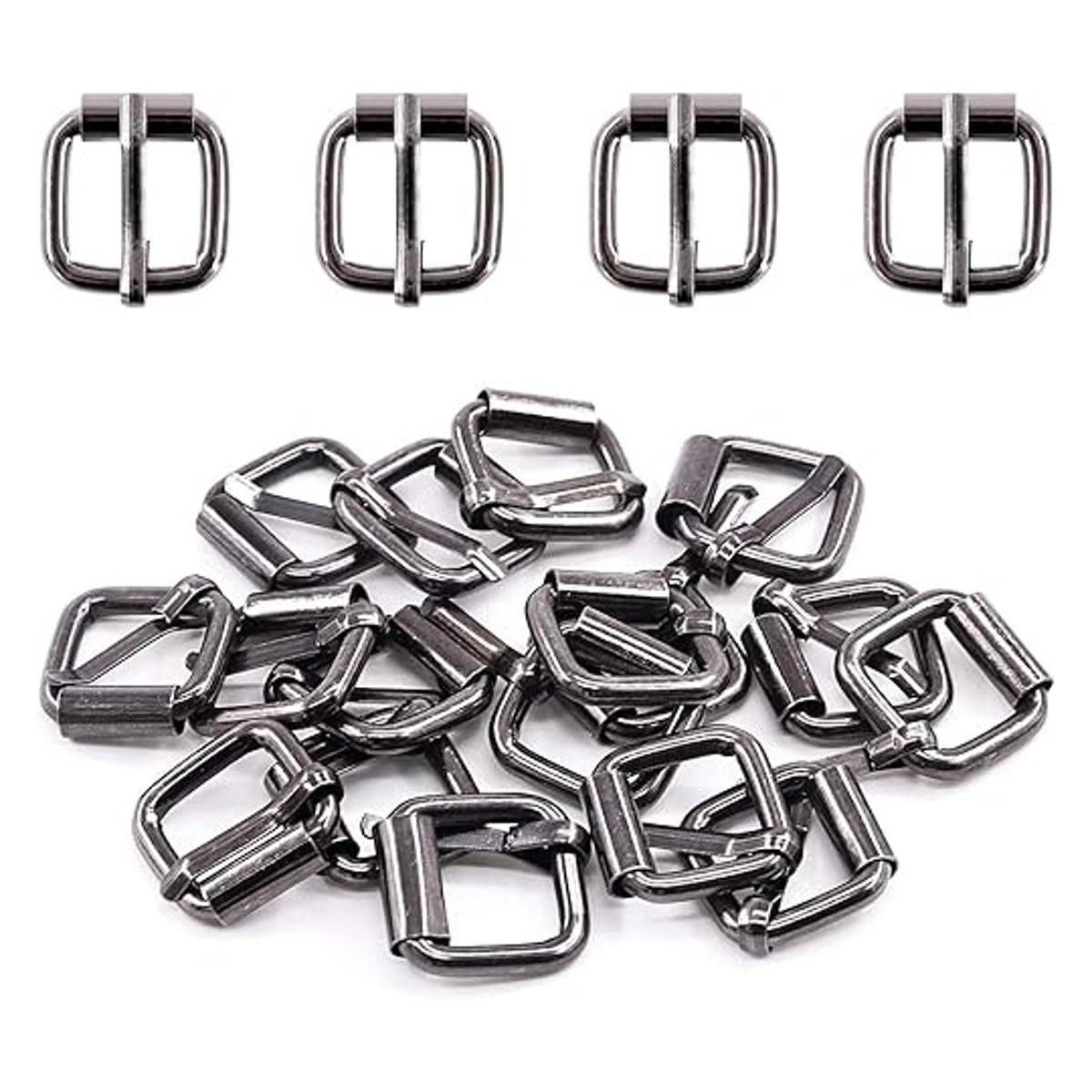 Swpeet 60 hebillas de metal multiusos de 12 pulgada