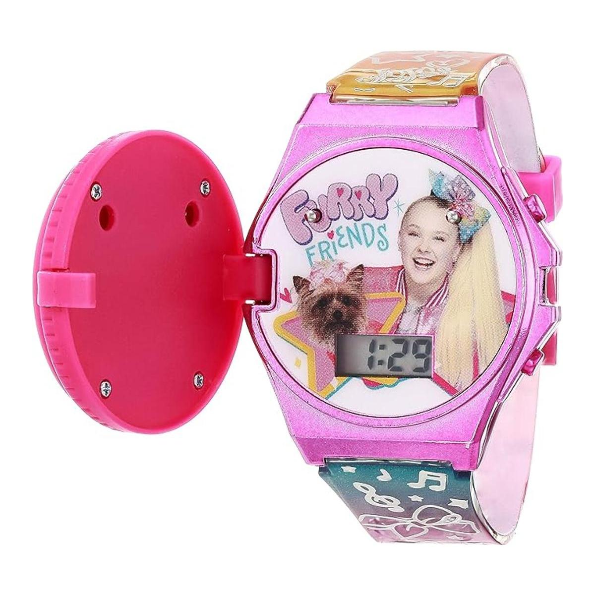 Accutime JoJo Siwa Reloj de cuarzo para niña con correa
