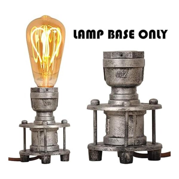 Retro Home Lámpara de mesa industrial estilo steampunk_3