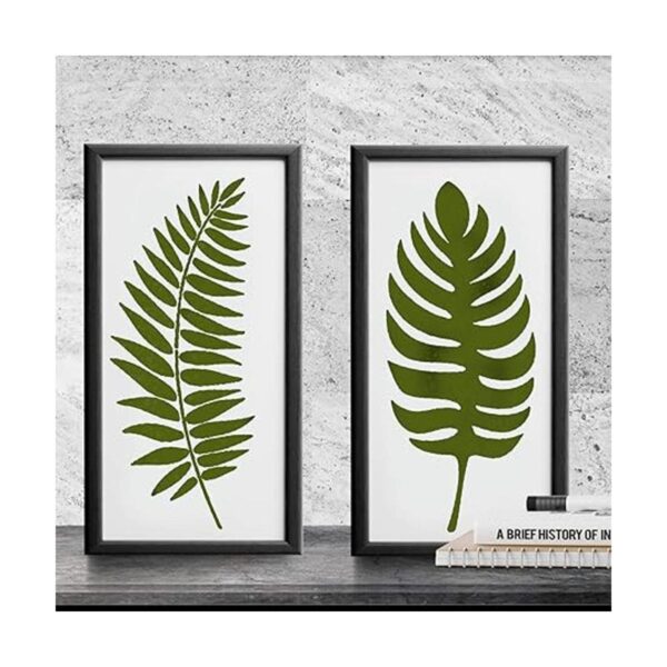 Plantillas de hojas grandes para pintar sobre madera_4