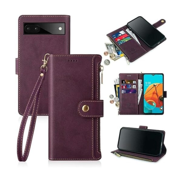 Antsturdy Funda para Google Pixel 6a Bloqueo RFID Funda_1