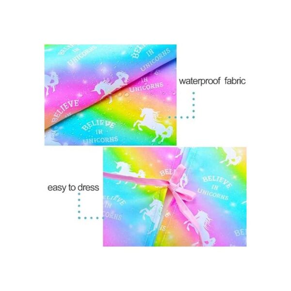 Delantal de pintura de unicornio para niños diseño de_5