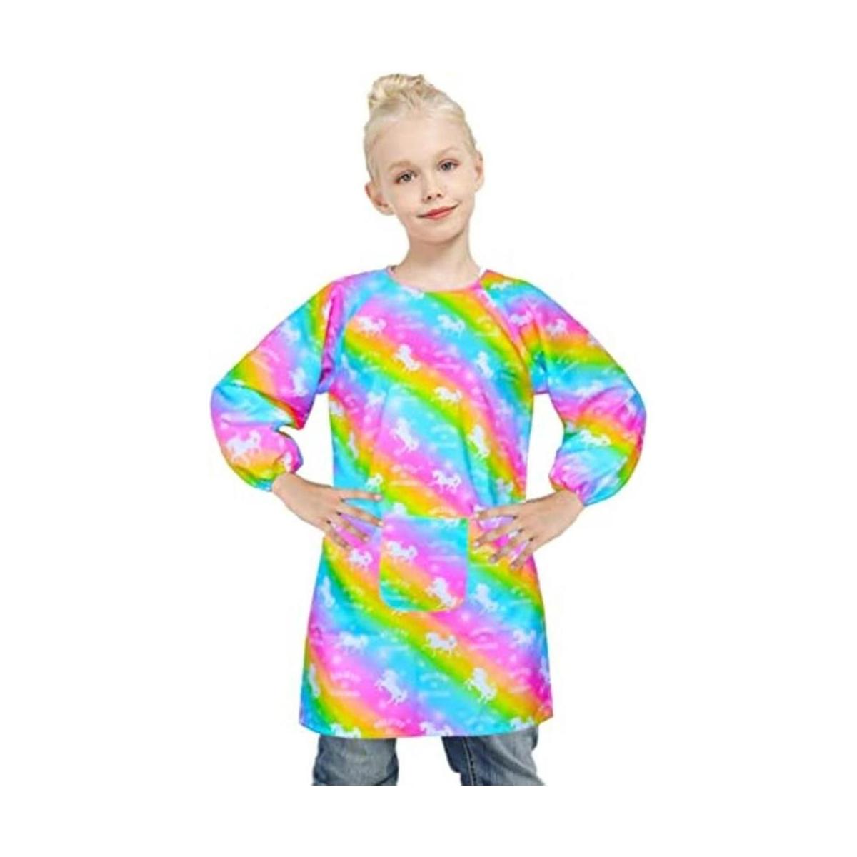 Delantal de pintura de unicornio para niños diseño de