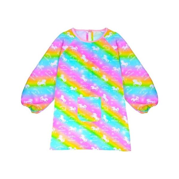 Delantal de pintura de unicornio para niños diseño de_2