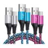 Cable de carga Samsung tipo C paquete de 3 cables USB A a