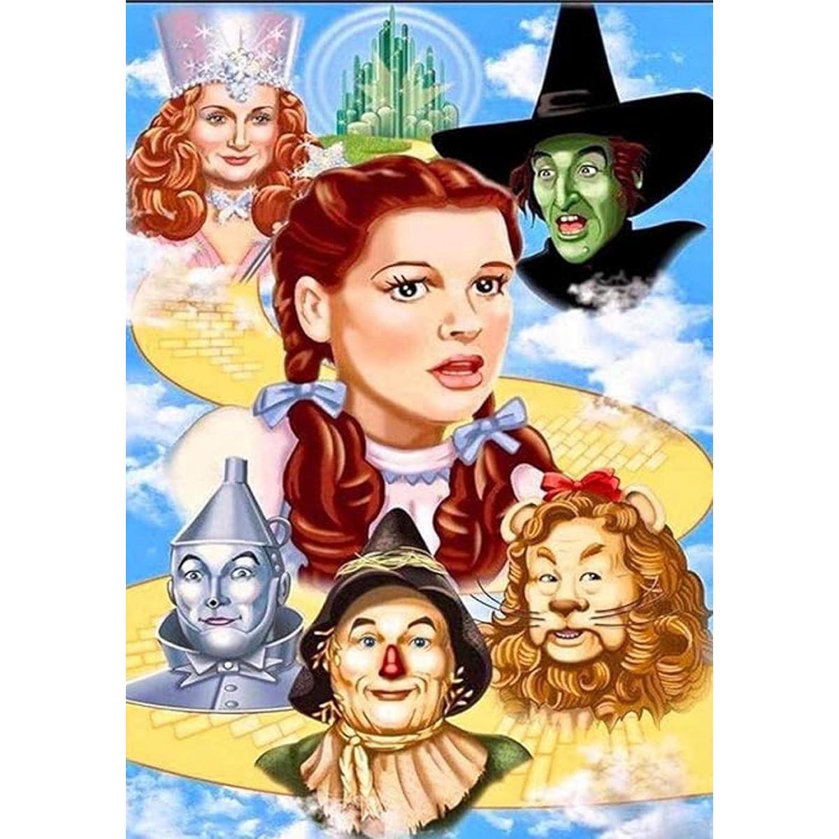 5D DIY diamante pintura el mago de Oz 16x20 pulgadas