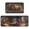 Juego de 2 tapetes de cocina para vino antideslizantes_1