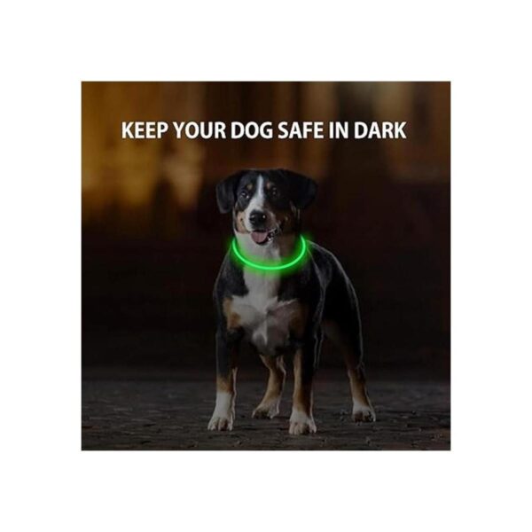 Novkin Paquete de 2 collares LED para perro collares de_2