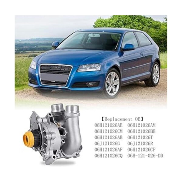 Bomba de agua de aluminio para Audi A3 A4 TT VW Tiguan_2