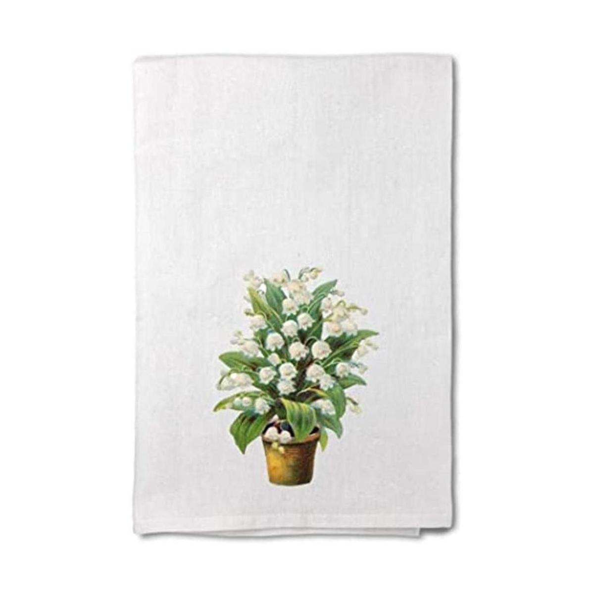 Style In Print Custom Decor Harina toallas de cocina lirio