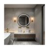 LALUZ Aplique de pared lámparas de baño doradas con_2