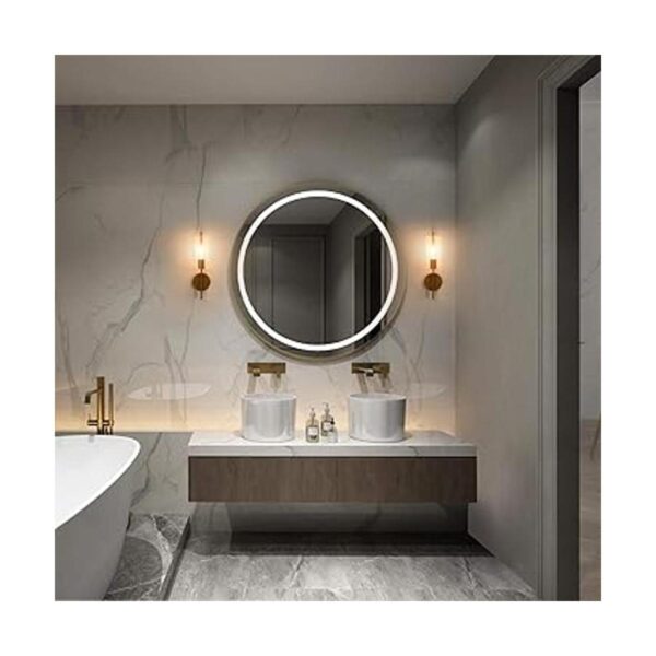 LALUZ Aplique de pared lámparas de baño doradas con_2